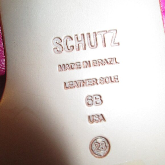 Schutz S-Meghan Hot Pink Strappy Sandal NIB Sz 6M - Picture 9 of 14